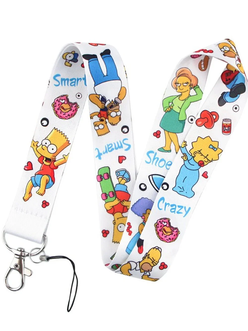 The Simpsons Keychain Badge Lanyard